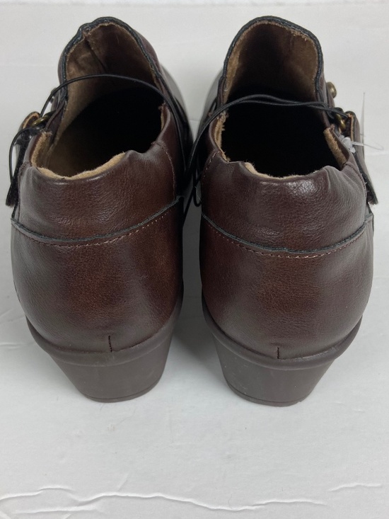 JBU by Jambu Brown Comfort Slip-On Wedge Shoes Women’s 7.5M New - Picture 7 of 9